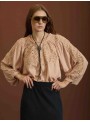 Blusa plumeti y encaje