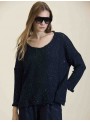 Jeraey zig zag con lentejuelas