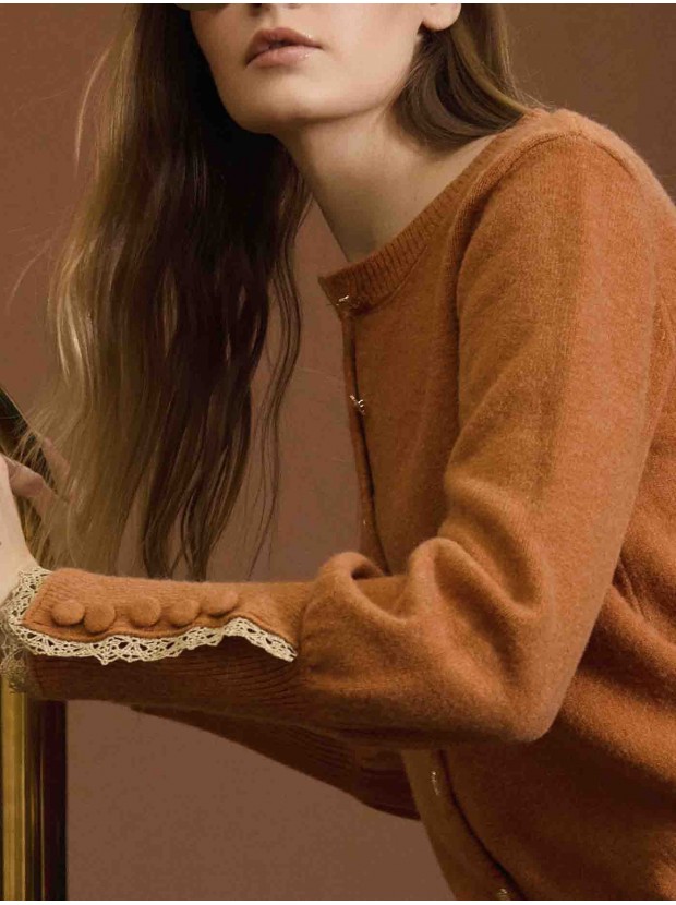 Cardigan botones de corazón