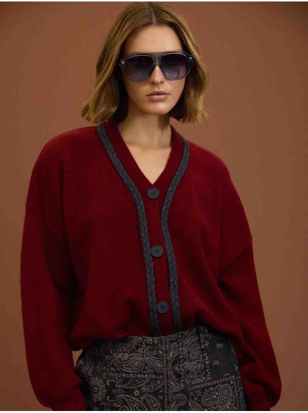 Cardigan de denim