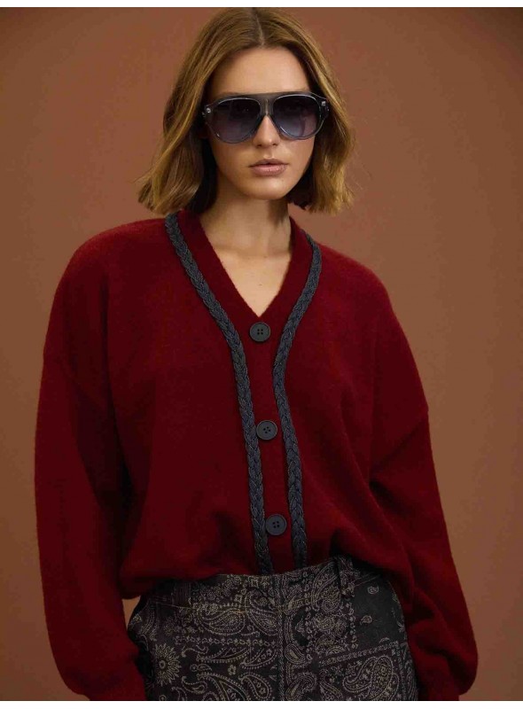 Cardigan de denim