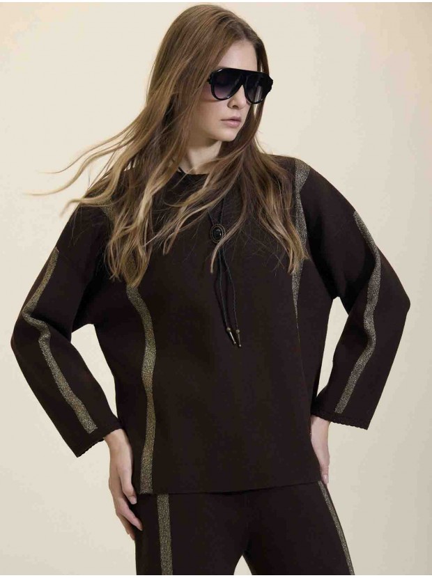 Jersey rayas lúrex