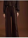 Pantalones punto a rayas