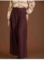 Pantalones palazzo estampado geométrico