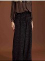 Pantalón holgados de terciopelo estampado cachemira