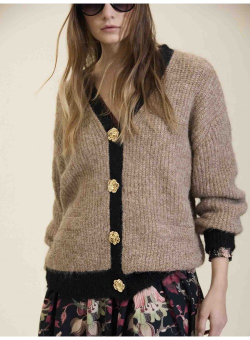 Cardigan botones joya