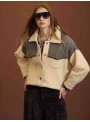 Chaqueta punto espiga