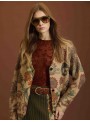 Cardigan estampado mandalas