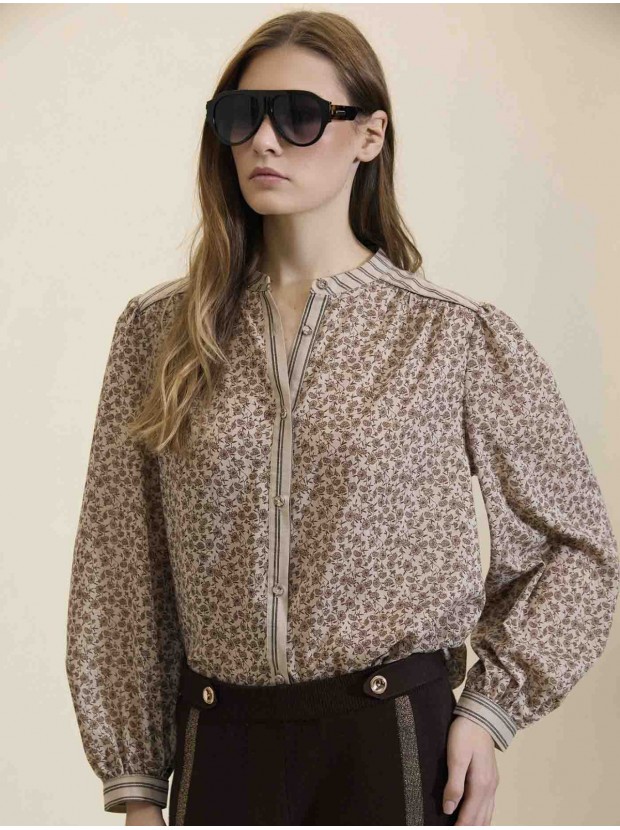 Blusa mixta floral