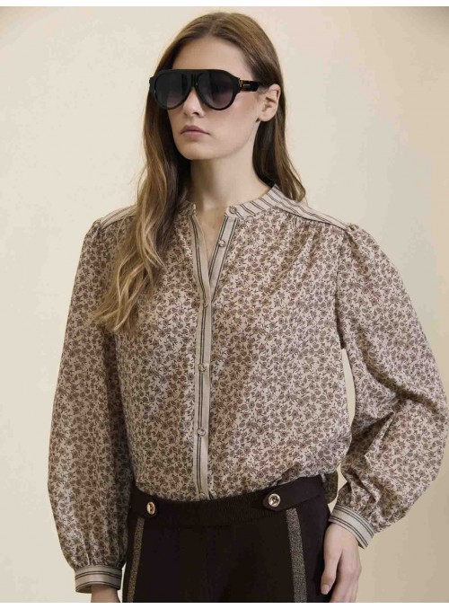 Blusa mixta floral