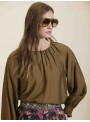Blusa fluida fruncida