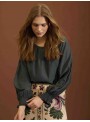 Blusa fluida fruncida