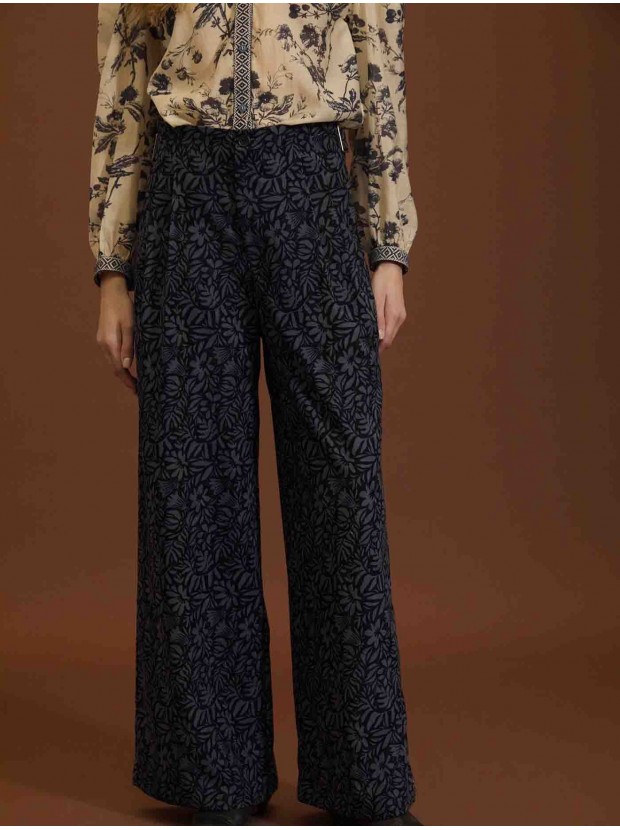 Pantalones pana estampados