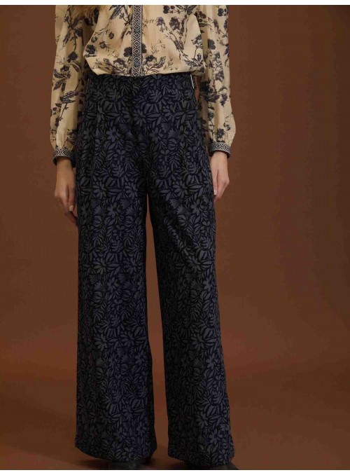 Pantalones pana estampados