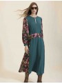 Vestido bimateria