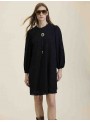 Vestido corto jacquard