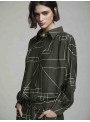 Camisa estampada geometrica