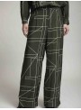 Pantalón estampado geometrico