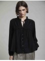 Blusa fluida de volantes