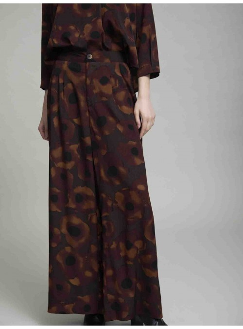 Pantalón palazzo estampado