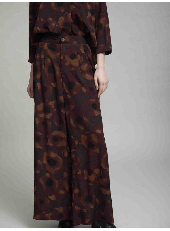 Pantalón palazzo estampado