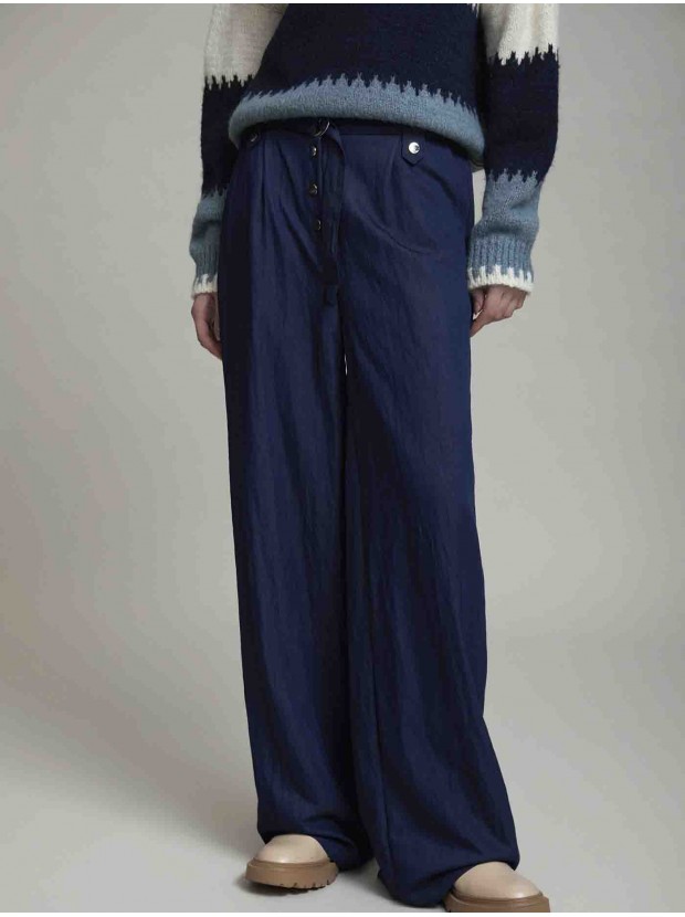 Pantalón denim fluido