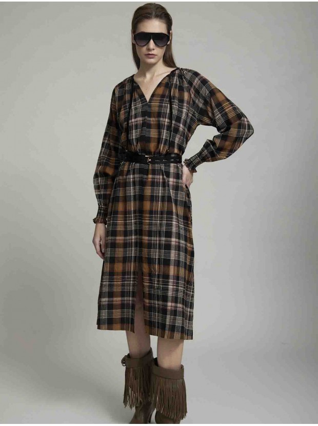 Vestido cuadros