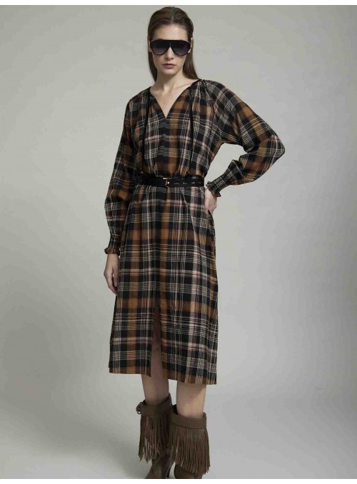 Vestido cuadros