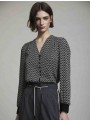 Blusa estampado geometrico