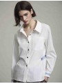 Camisa popelin detalle a rayas
