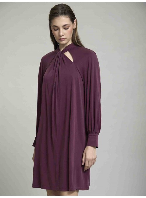 Vestido cuello anudadoo