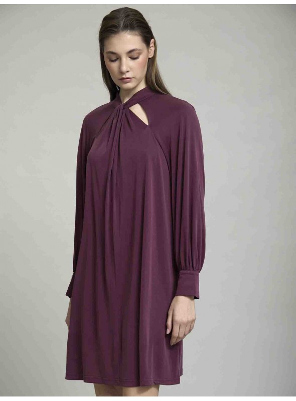 Vestido cuello anudadoo