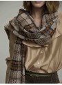 Bufanda punto jacquard cuadros