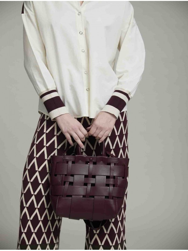 Bolso tote tipo cesta