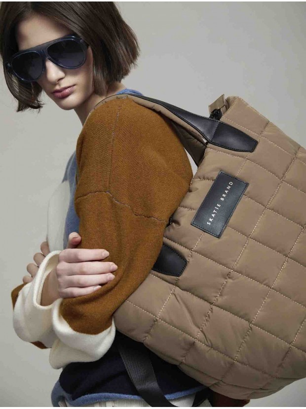 Bolso tote maxi acolchado