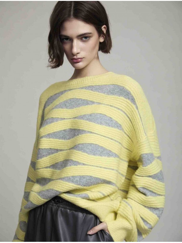 Jersey de punto con ondas
