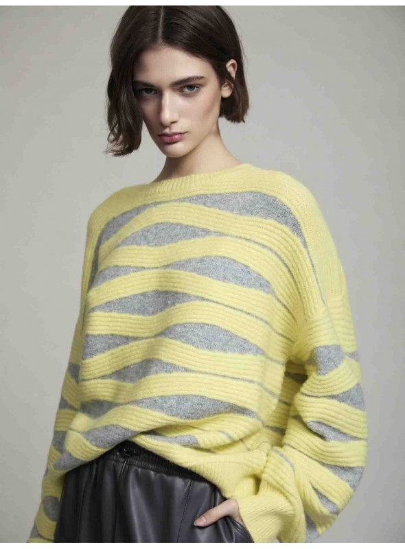 Jersey de punto con ondas