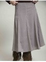 Falda midi estampado geometrico