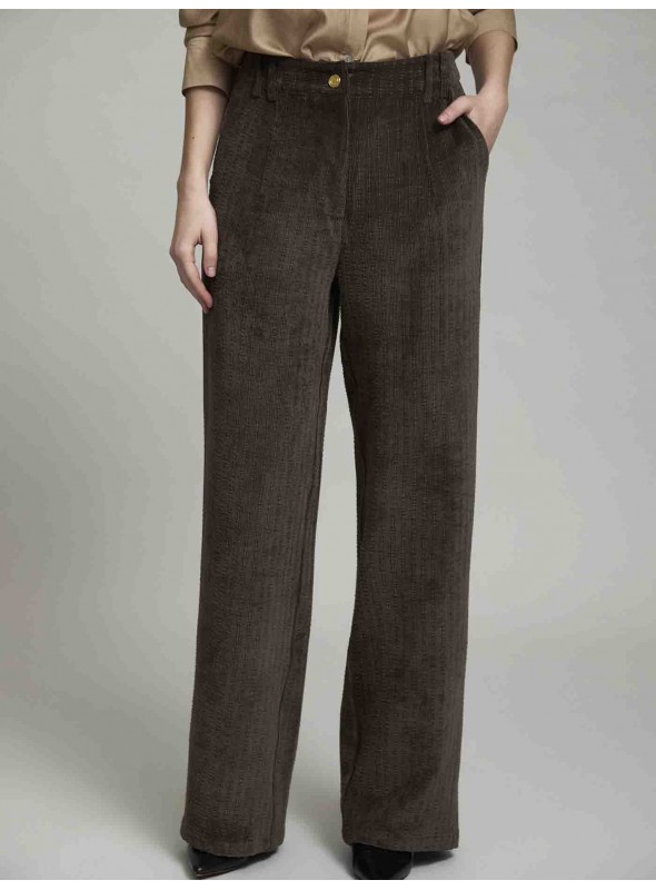 Pantalón recto pana