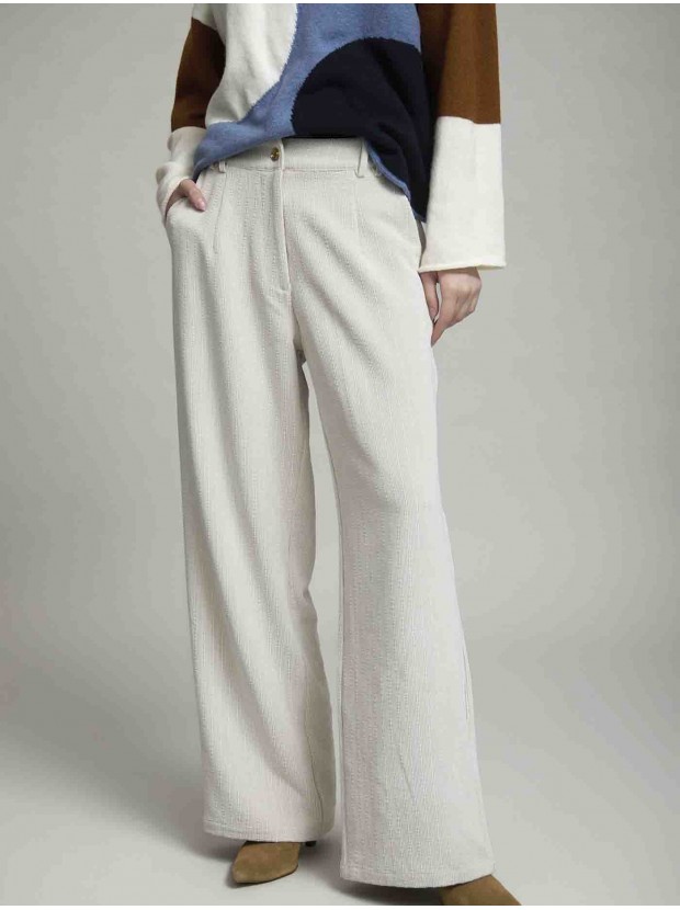 Pantalón recto pana
