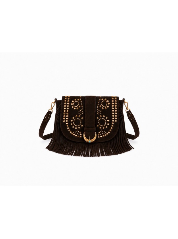 Bolso bandolera marrón
